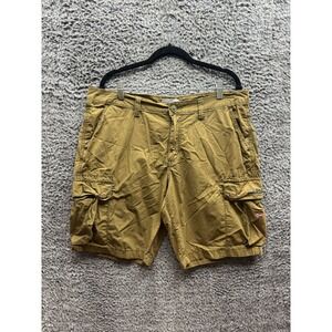 Napapijri Khaki Noto Bermuda‎ Cargo Shorts Lightweight Mens Size 36